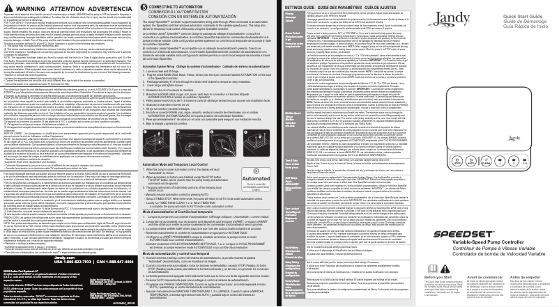 Page n°1 - Guide de démarrage rapide JANDY VSPHP270DV2AS