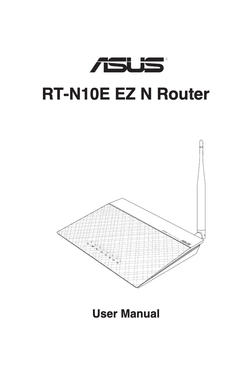 Page 1 de la notice Manuel utilisateur Asus RT-N10E