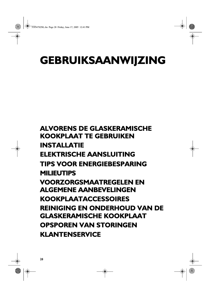 Page n°1 - Manuel utilisateur Whirlpool AKM 995