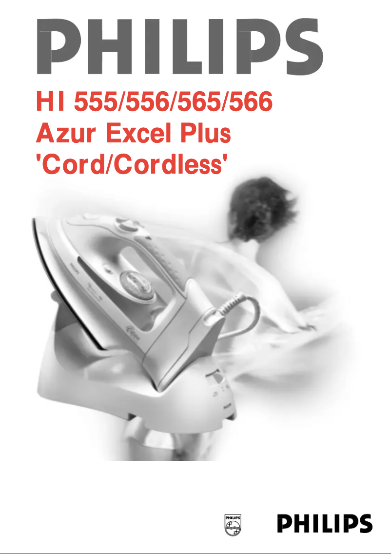 Page 1 de la notice Manuel utilisateur Philips Azur Excel Plus HI565