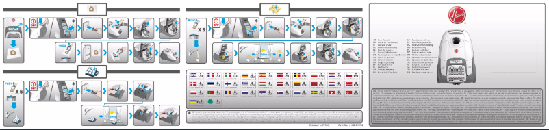 Page 1 of the manual User Manual Hoover H-ENERGY 500 HE522PET 011