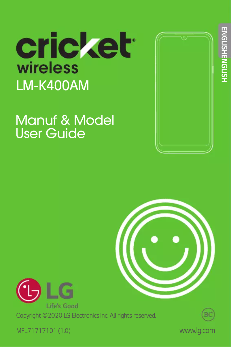 Page 1 de la notice Manuel utilisateur LG Harmony 4