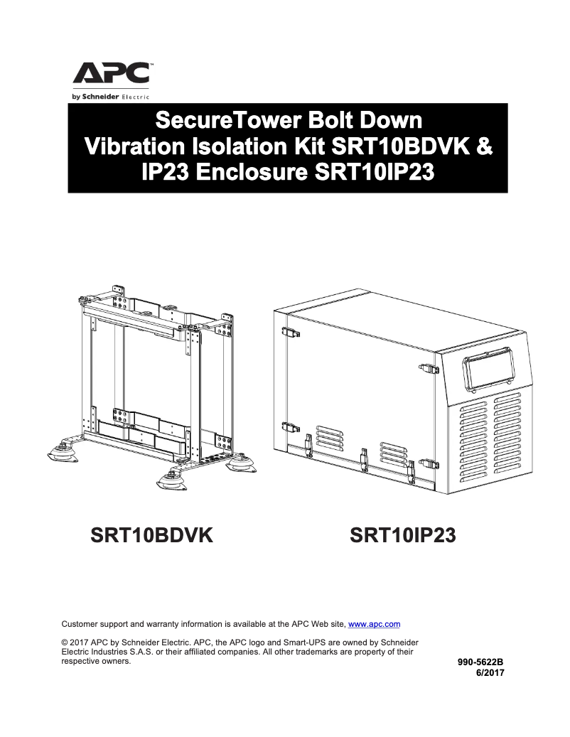 Page 1 de la notice Manuel utilisateur APC Marine SRT10IP23