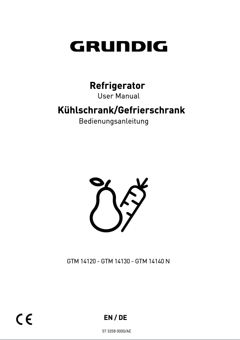 Page n°1 - Manuel utilisateur Grundig GTM 14140