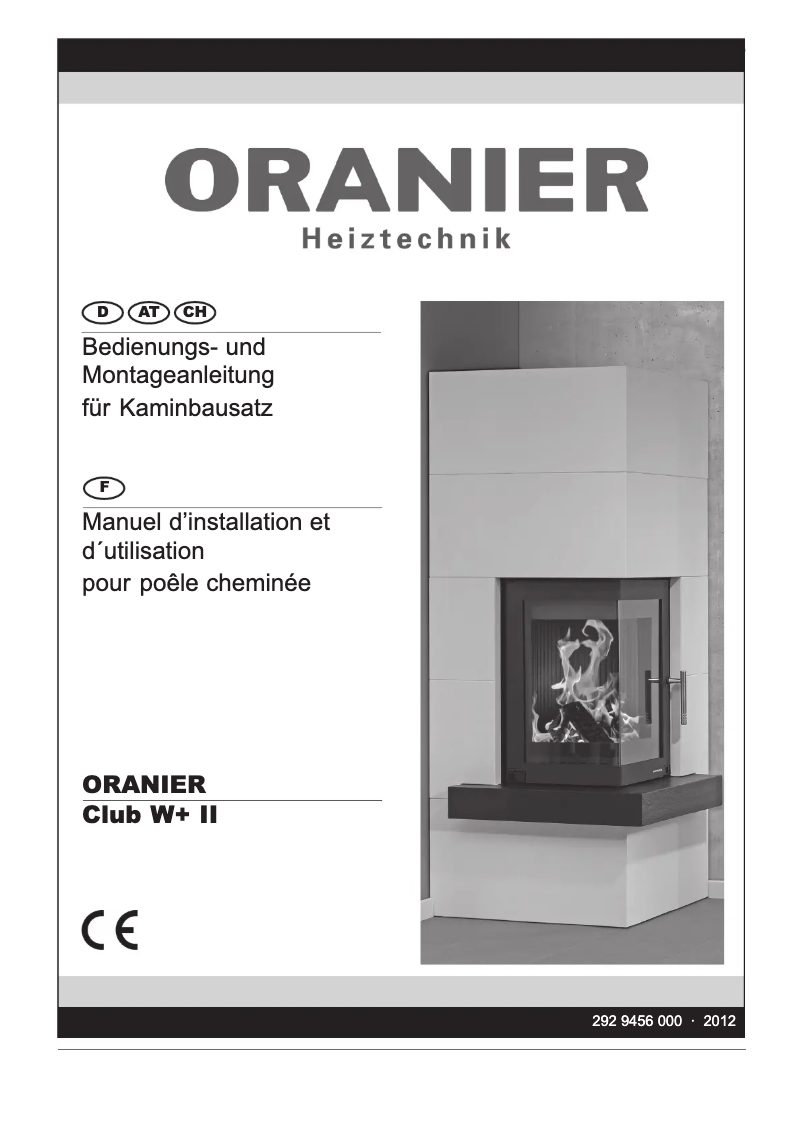 Page n°1 - Manuel utilisateur Oranier Club W+ II