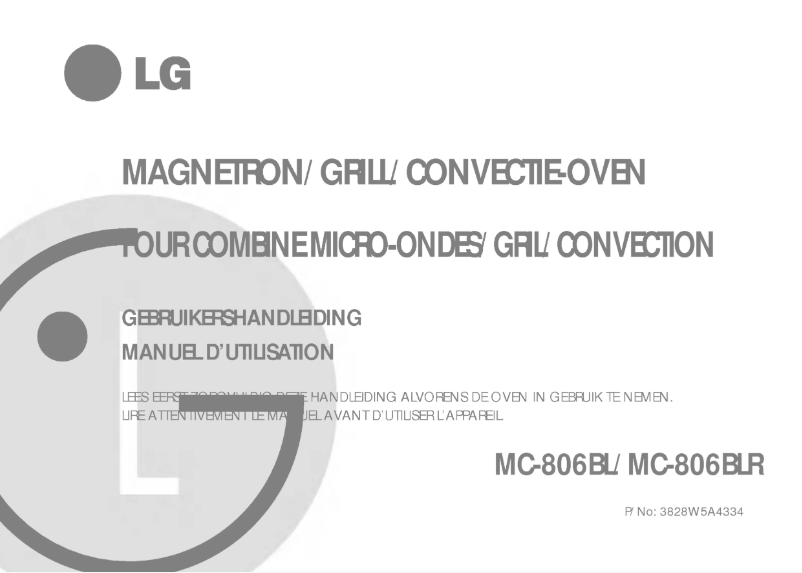 Página 1 del manual Manual de usuario LG MC-806BLR