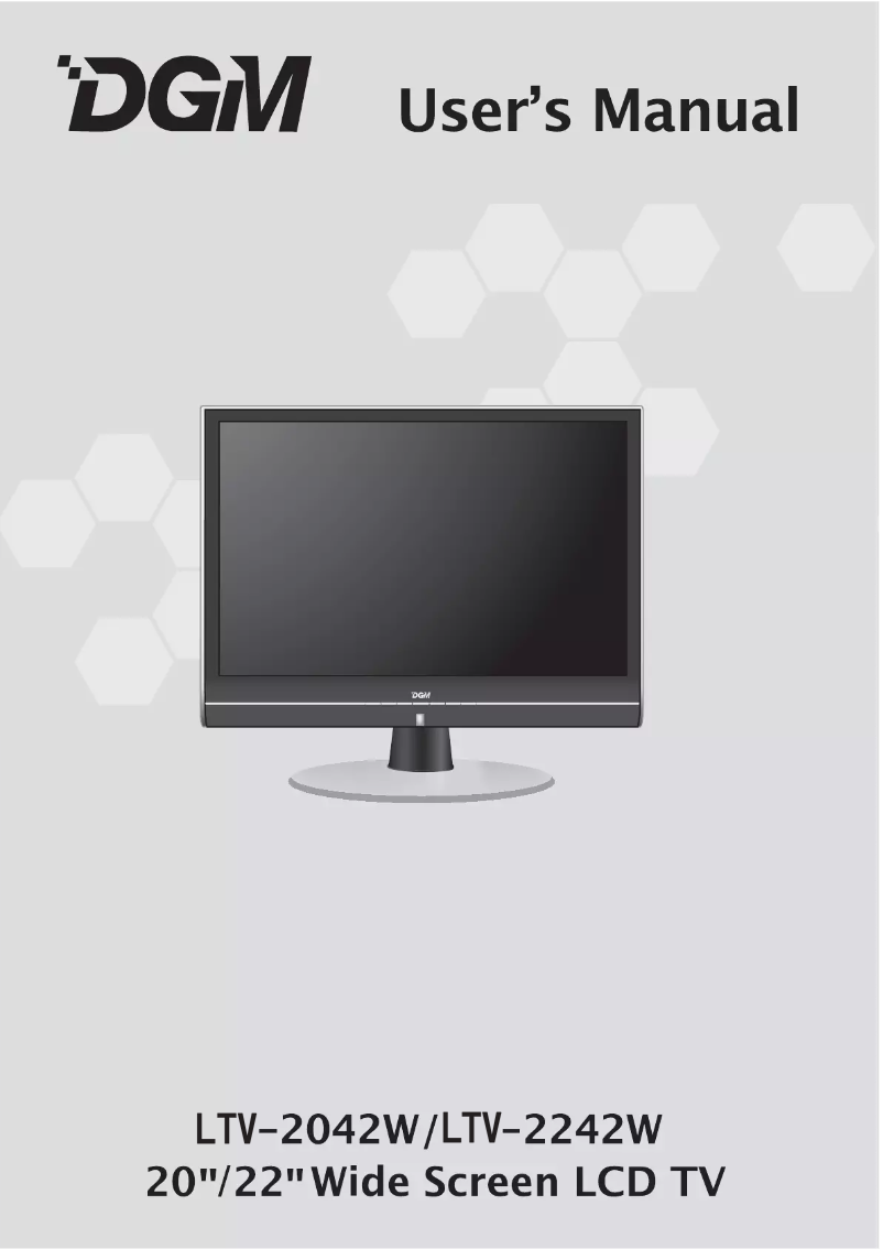 Page n°1 - Manuel utilisateur DGM LTV-2042W