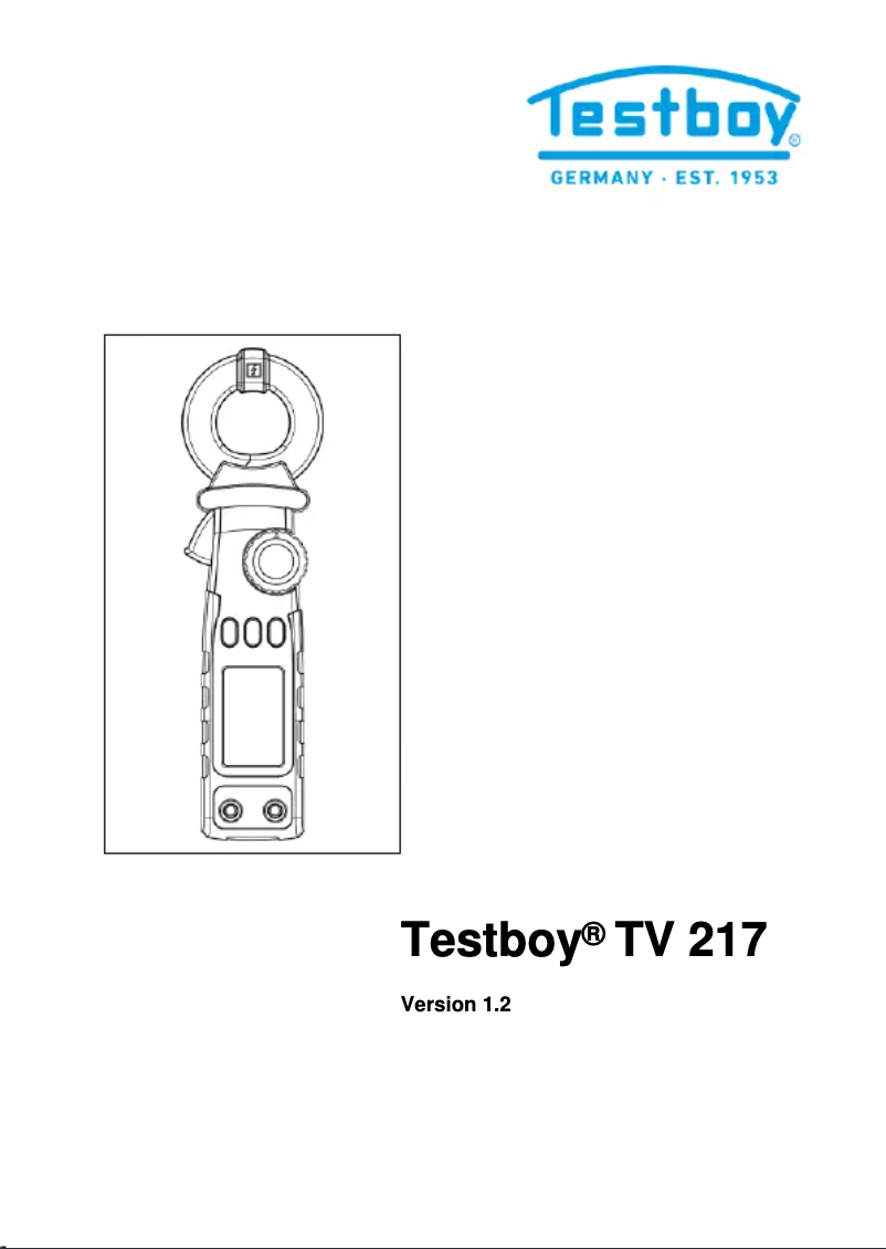 Imagen de la primera página del manual del dispositivo TV 217