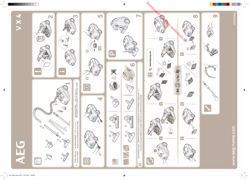 Image de la première page du manuel de l'appareil VX4-1-CB-P