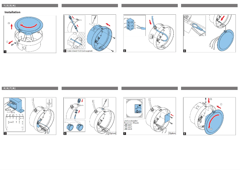Page 1 de la notice Manuel utilisateur Bosch LB1-UM06-E