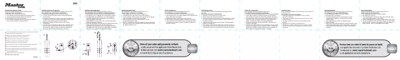 Page n°1 - Manuel utilisateur Master Lock 4693