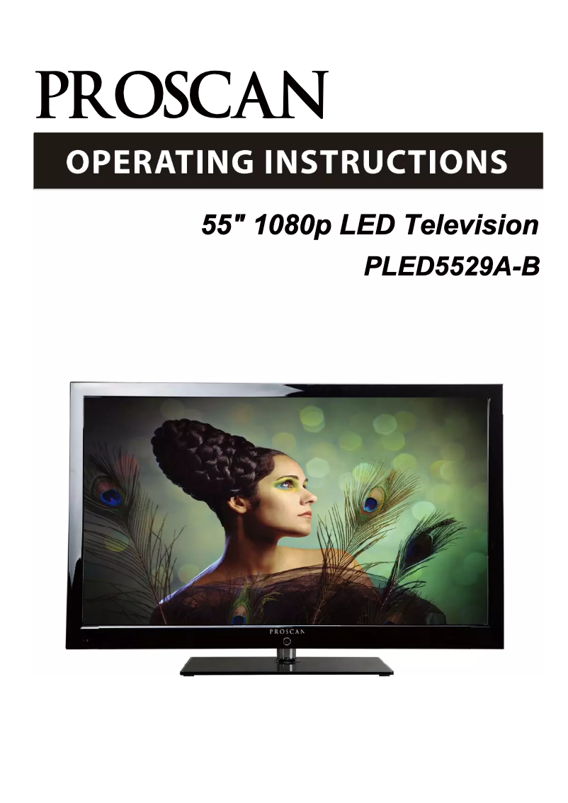 Image de la première page du manuel de l'appareil PLED5529A