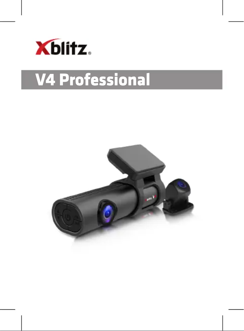 Page 1 de la notice Manuel utilisateur Xblitz V4 Professional