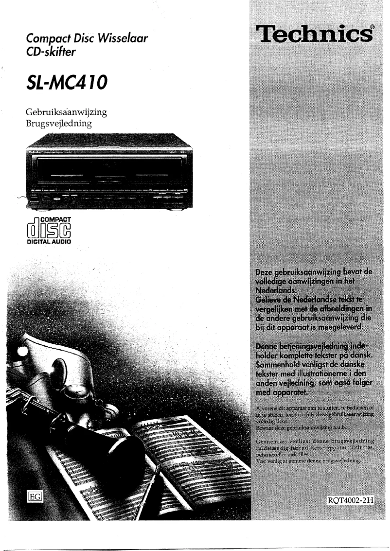 Page n°1 - Manuel utilisateur Panasonic SL-MC410