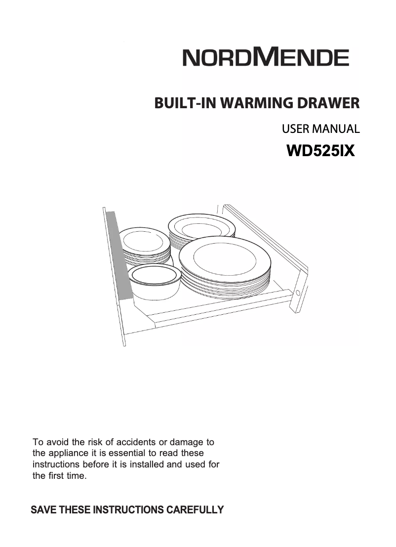 Page n°1 - Manuel utilisateur Nordmende WD525IX