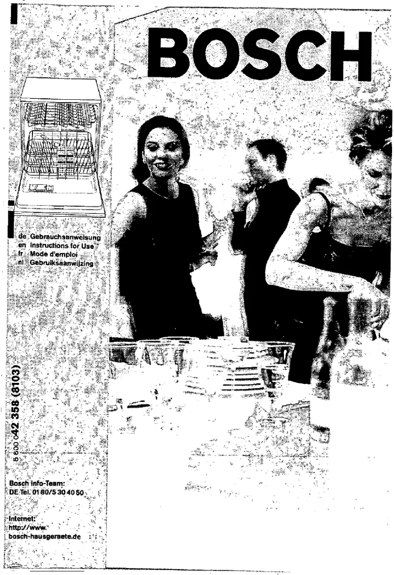 Page 1 de la notice Manuel utilisateur Bosch SGI6925