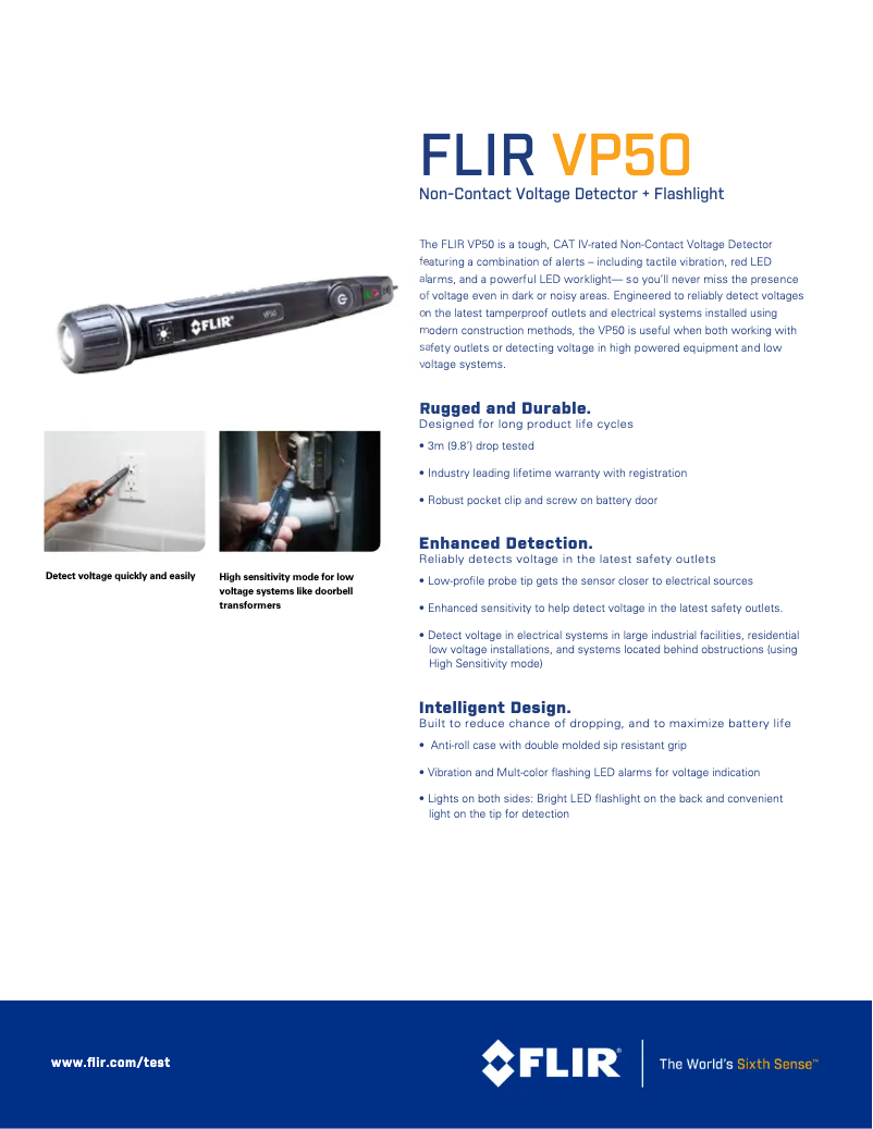 Imagen de la primera página del manual del dispositivo VP52