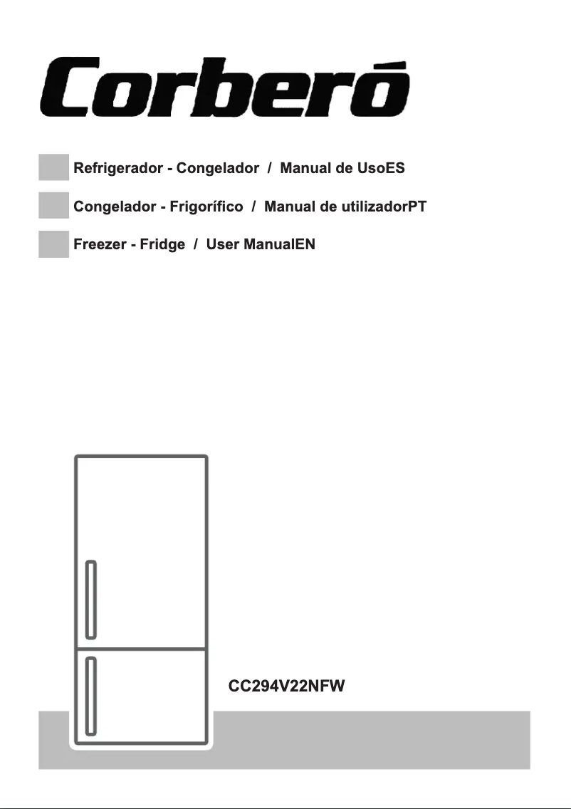 Page 1 de la notice Manuel utilisateur Corbero CC294V22NFW