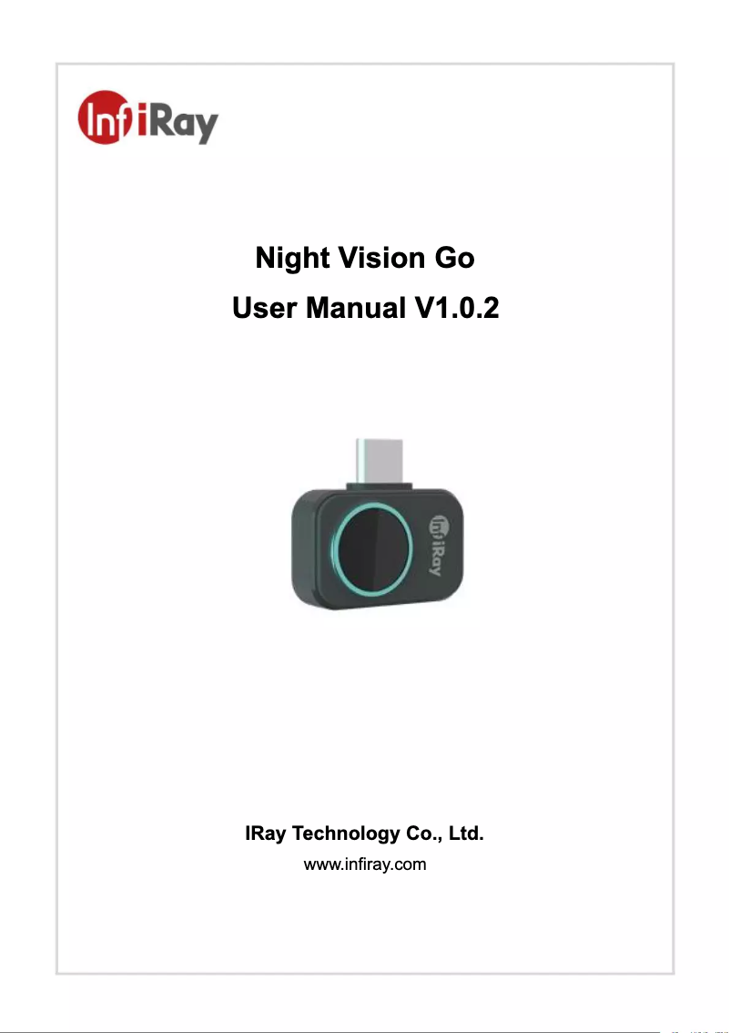 Page n°1 - Manuel utilisateur InfiRay Night Vision Go P2