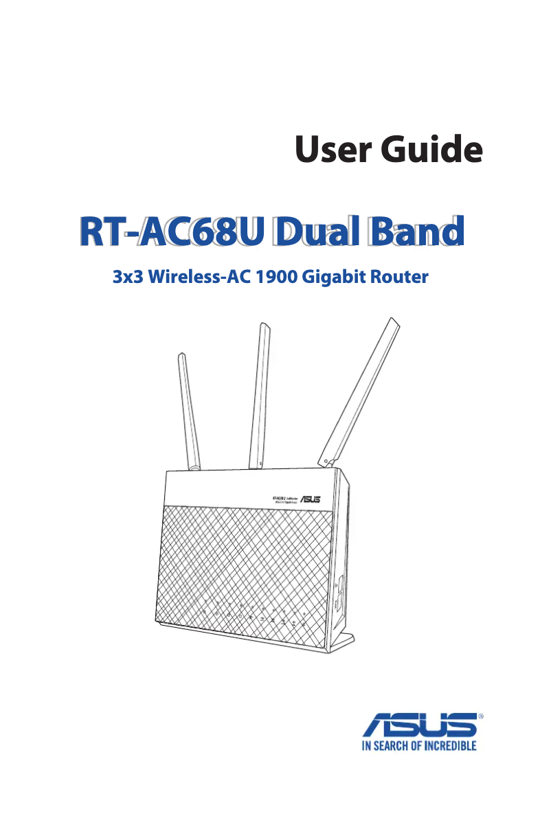 Page n°1 - Manuel utilisateur Asus RT-AC67U AiMesh