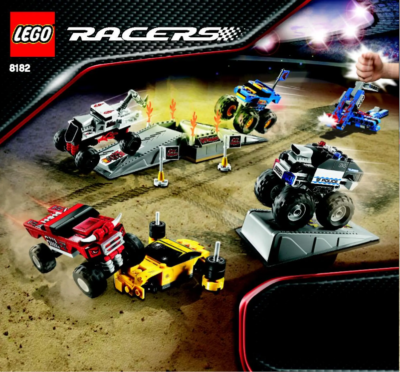 Page 1 de la notice Manuel utilisateur Lego Racers 8182