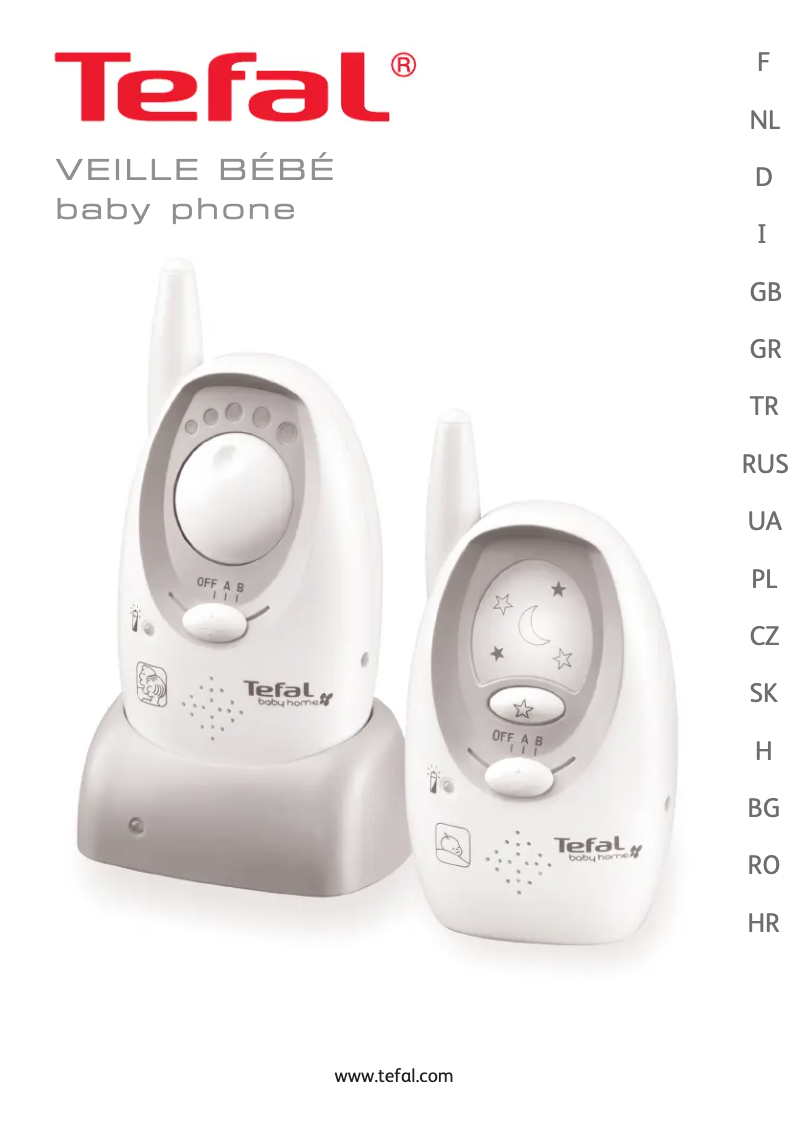 Page 1 of the manual User Manual Tefal Baby Home BH1200