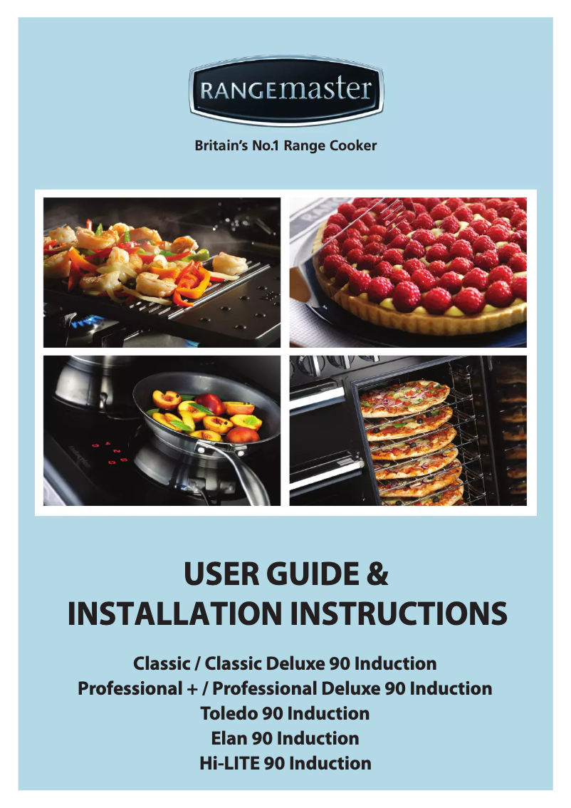 Page n°1 - Manuel utilisateur Rangemaster Classic Deluxe 90 Induction
