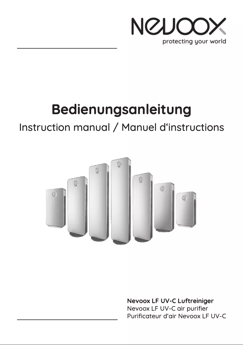 Imagen de la primera página del manual del dispositivo LF 2050