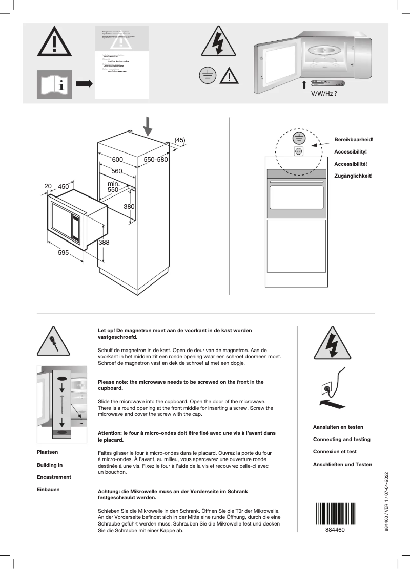 Imagen de la primera página del manual del dispositivo MAC113GLS