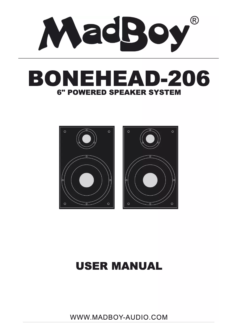 Página 1 del manual Manual de usuario MadBoy BONEHEAD 206
