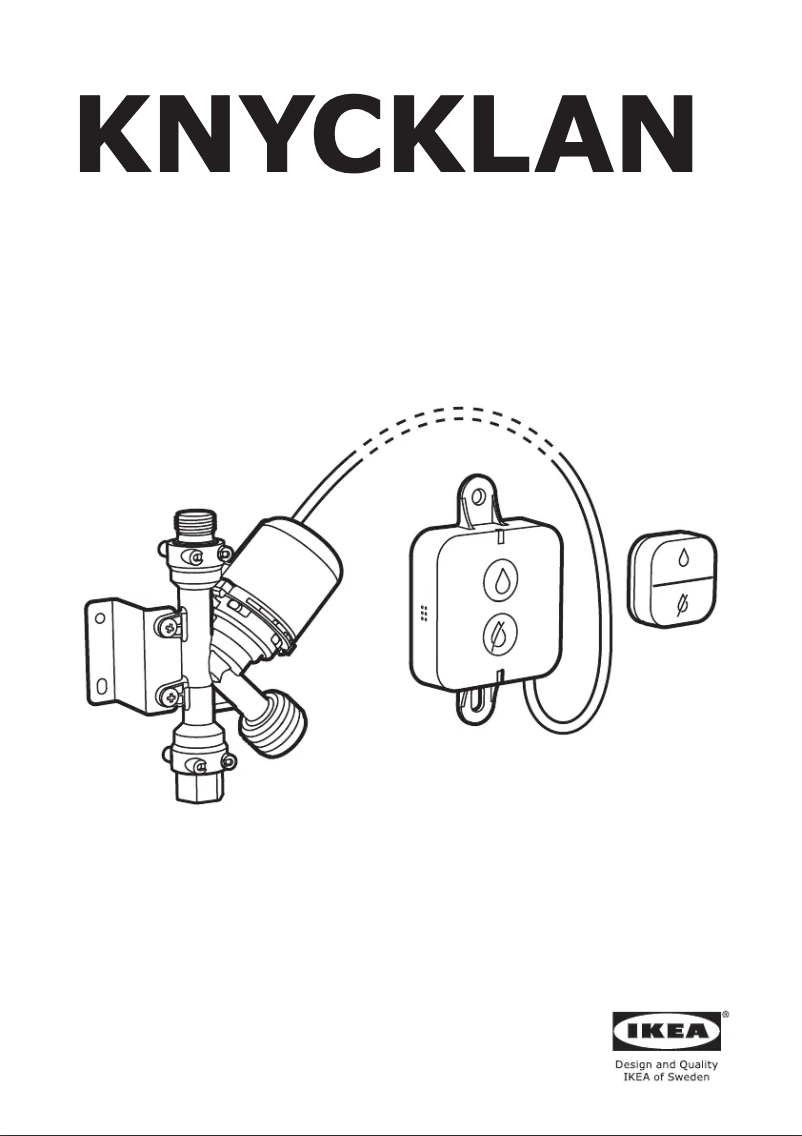 Imagen de la primera página del manual del dispositivo KNYCKLAN 204.257.24