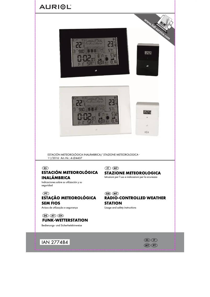 Imagen de la primera página del manual del dispositivo 4-LD4437