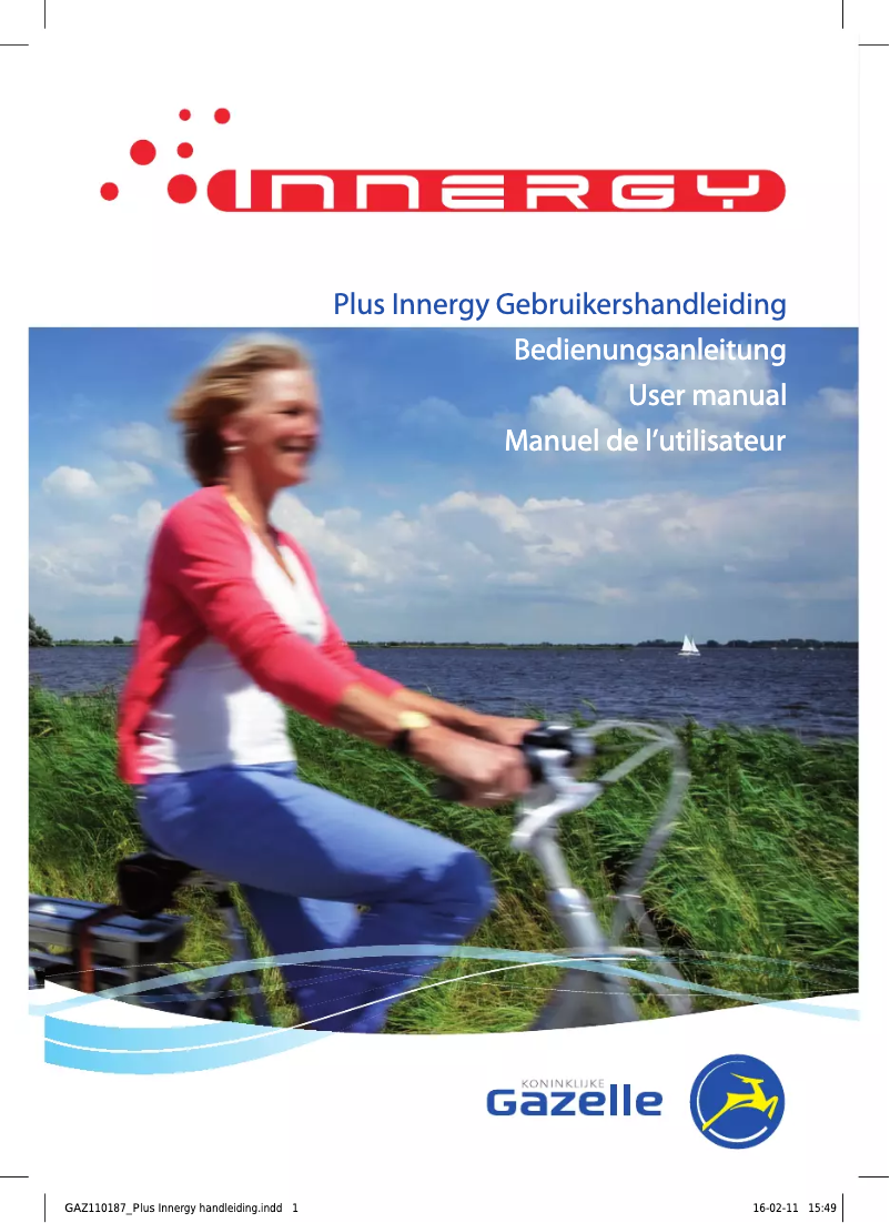 Page 1 de la notice Manuel utilisateur Gazelle Plus Innergy