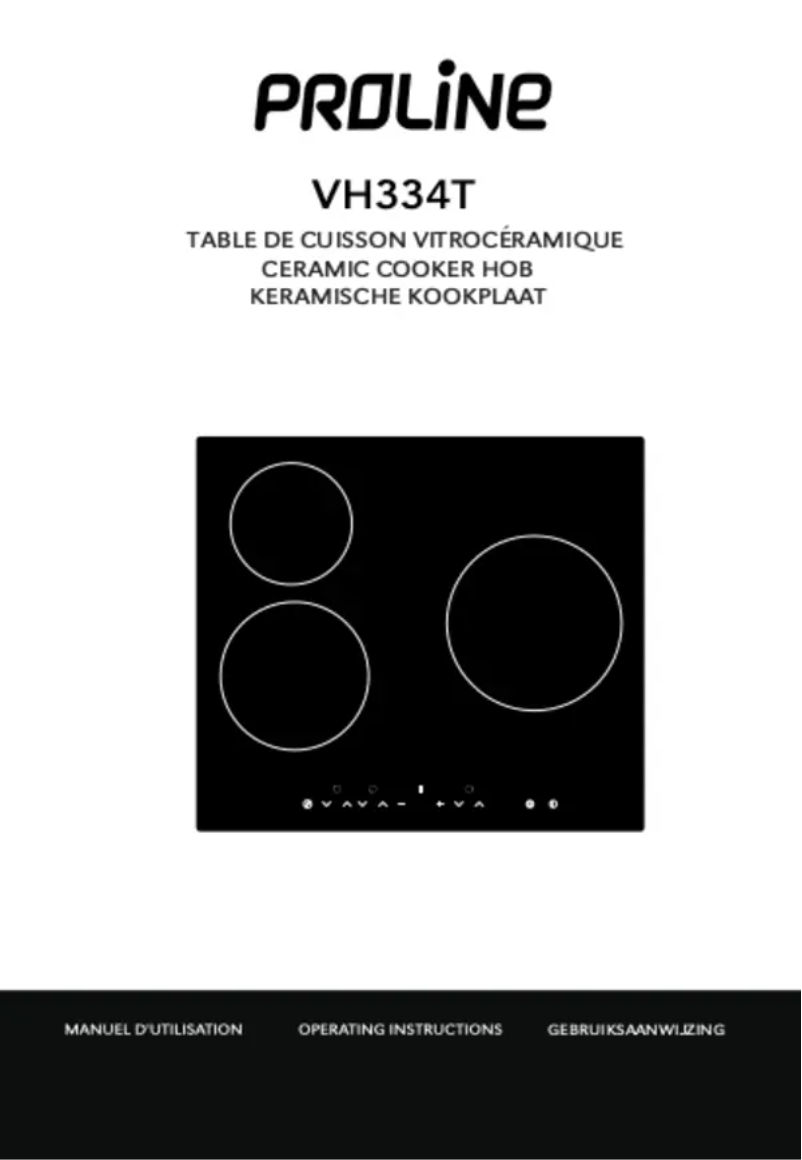 Página 1 del manual Manual de usuario Proline VH334T