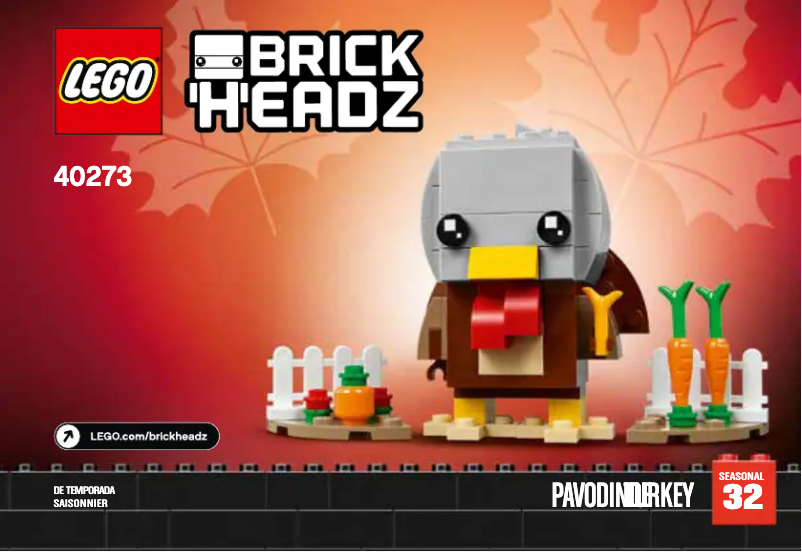 Page 1 de la notice Manuel utilisateur Lego BreakHeadz 40273