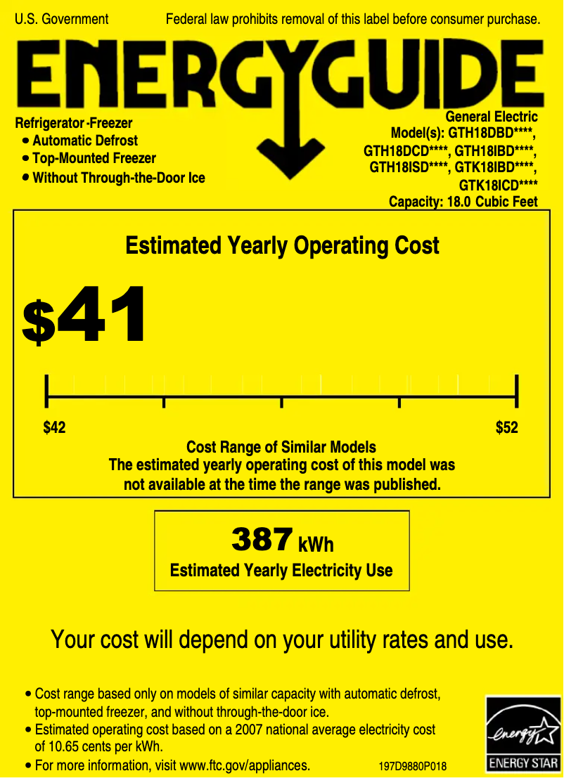 Image de la première page du manuel de l'appareil GTH18ISDSS
