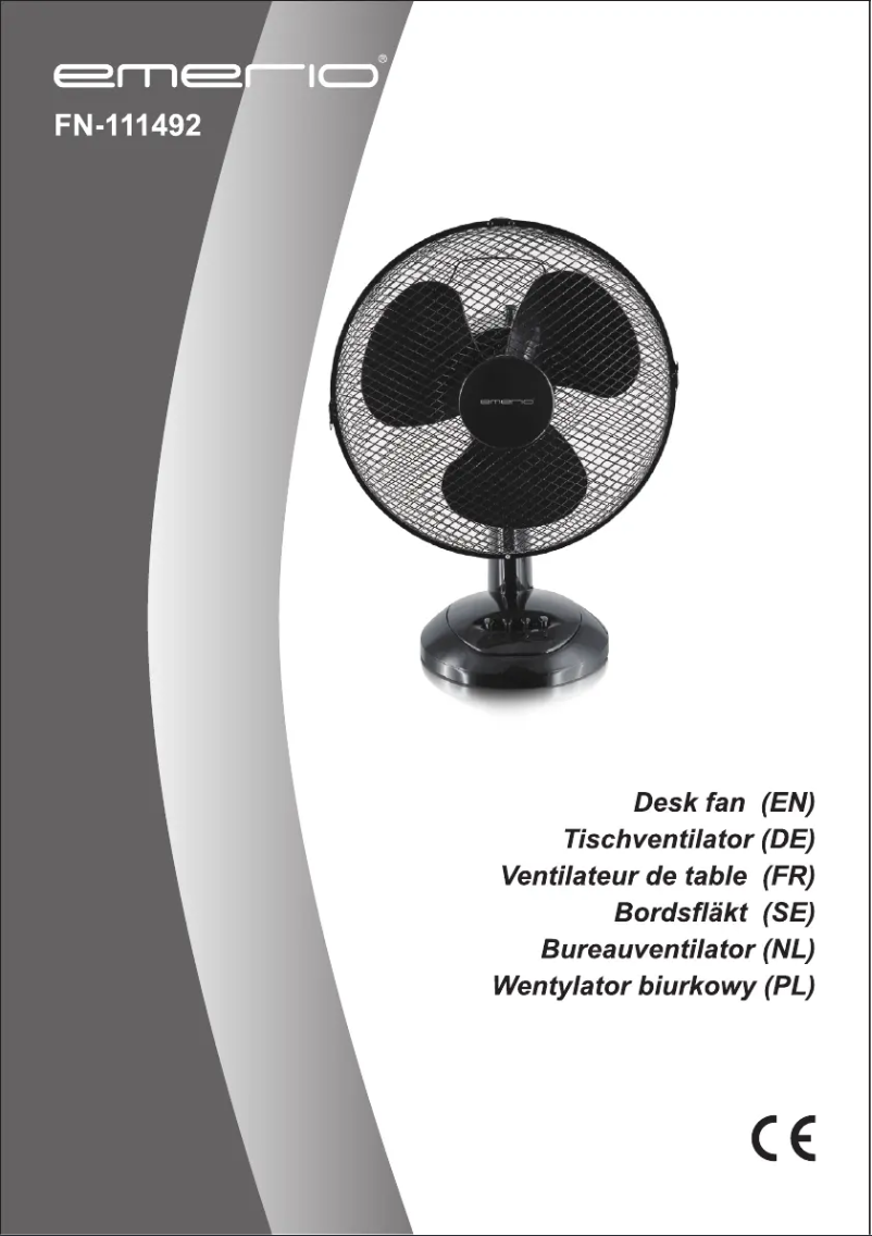 Page 1 de la notice Manuel utilisateur Emerio FN-111492
