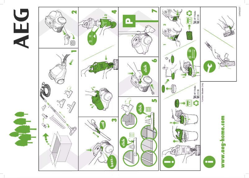 Page 1 de la notice Manuel utilisateur AEG LX4-1-WR