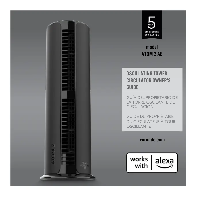 Image de la première page du manuel de l'appareil ATOM 2 AE