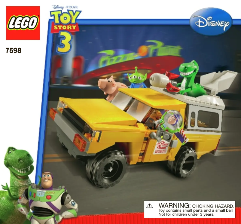 Page 1 de la notice Manuel utilisateur Lego Toy Story 7598