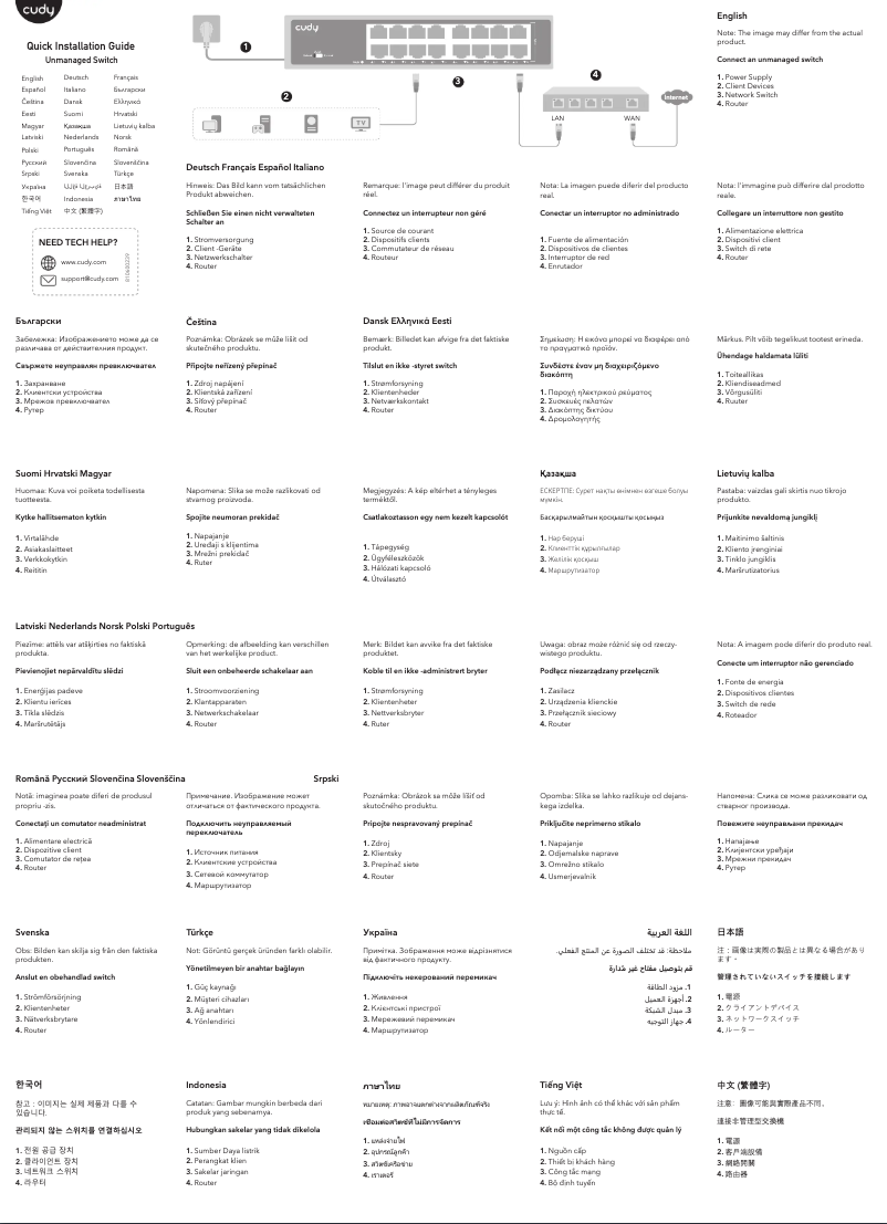 Image de la première page du manuel de l'appareil GS108D