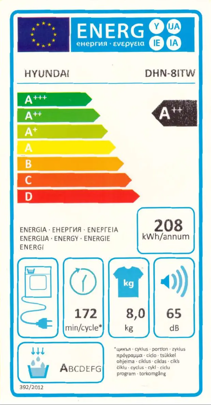 Page 1 de la notice Manuel utilisateur Hyundai DHN-8ITW