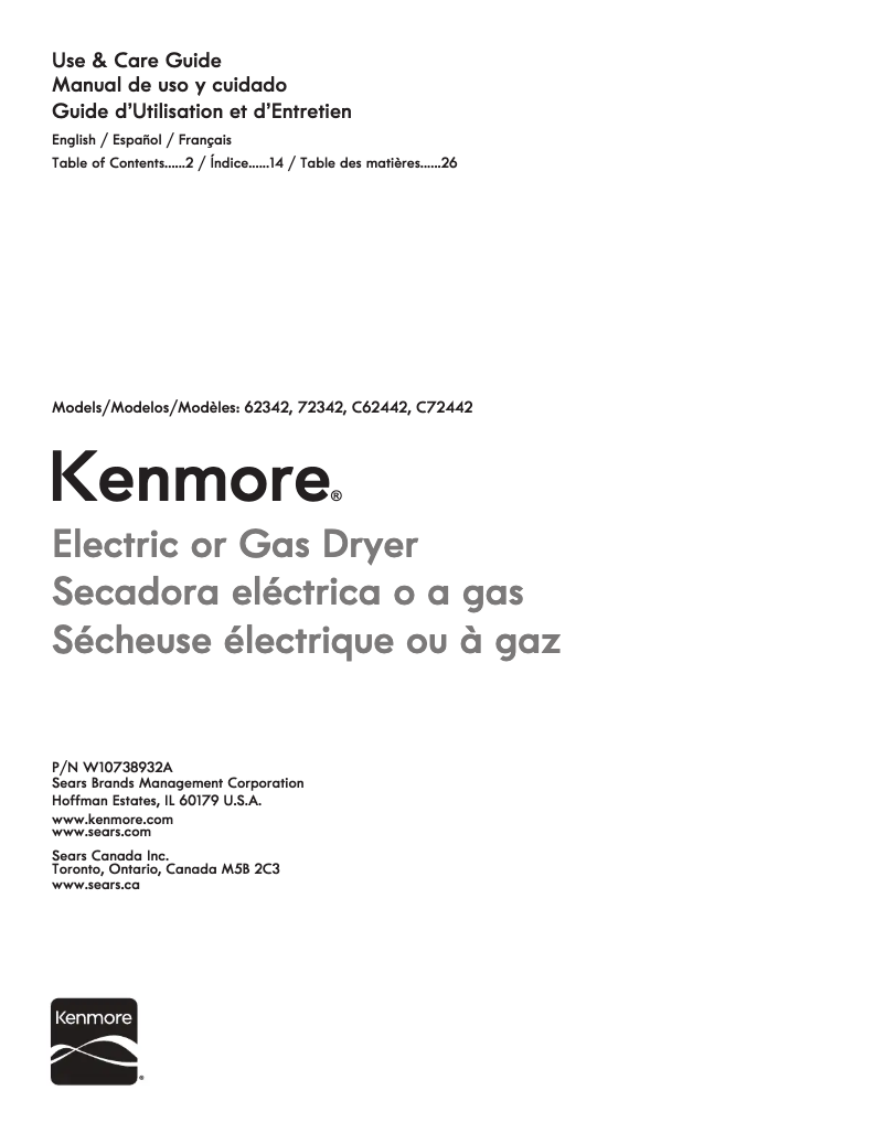 Image de la première page du manuel de l'appareil C62442