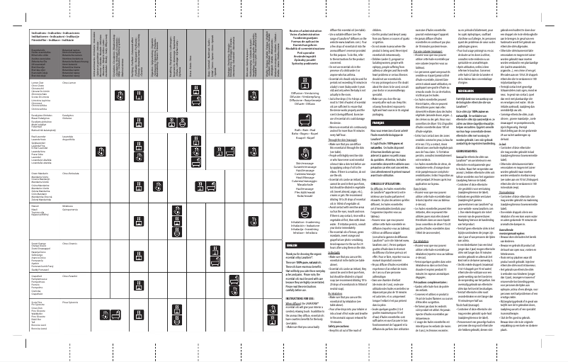 Página 1 del manual Manual de usuario Lanaform Sweet Orange