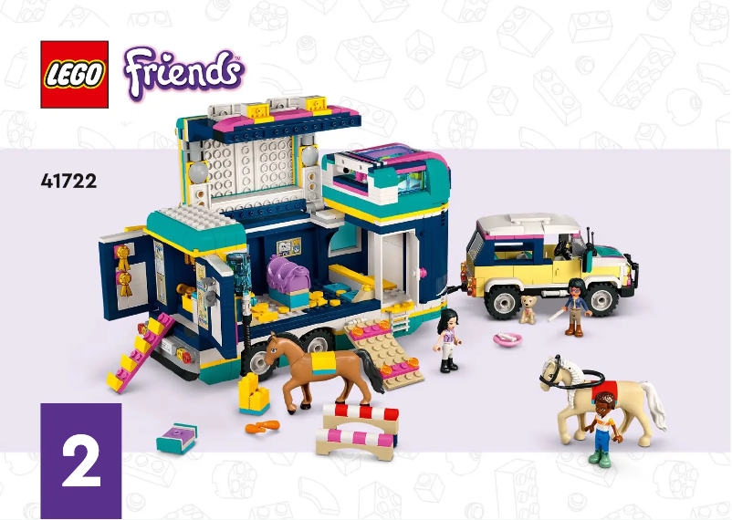 Page n°1 - Manuel utilisateur Lego Friends 41722