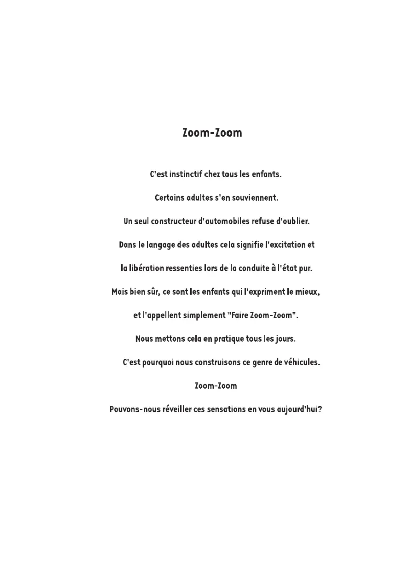 Page 1 de la notice Manuel utilisateur Mazda 3 Sport (2016)