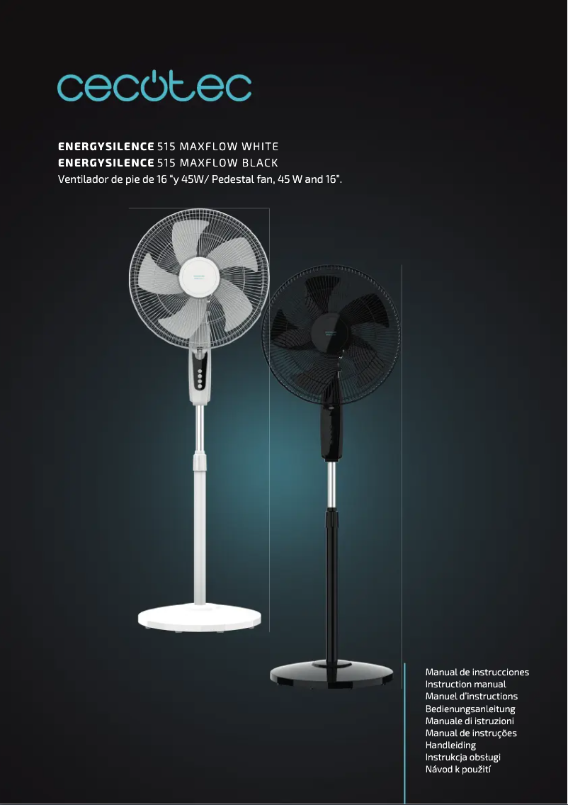Page 1 de la notice Manuel utilisateur Cecotec EnergySilence 515 MaxFlow