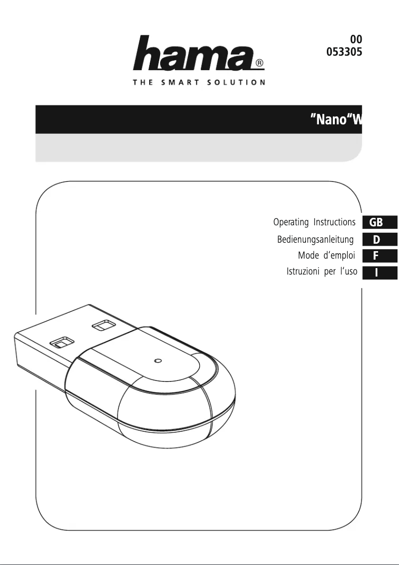 Image de la première page du manuel de l'appareil AC600