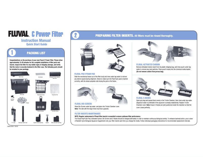 Página 1 del manual Manual de usuario Fluval C2