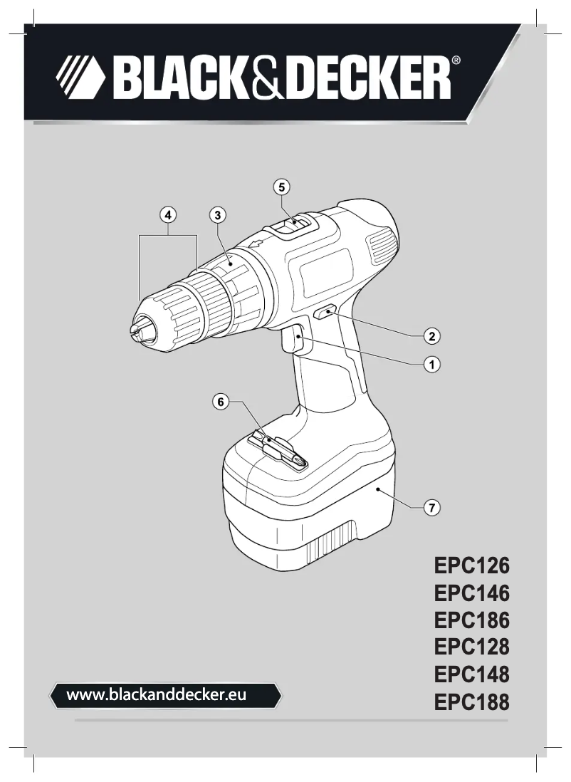 Page n°1 - Manuel utilisateur Black & Decker EPC148